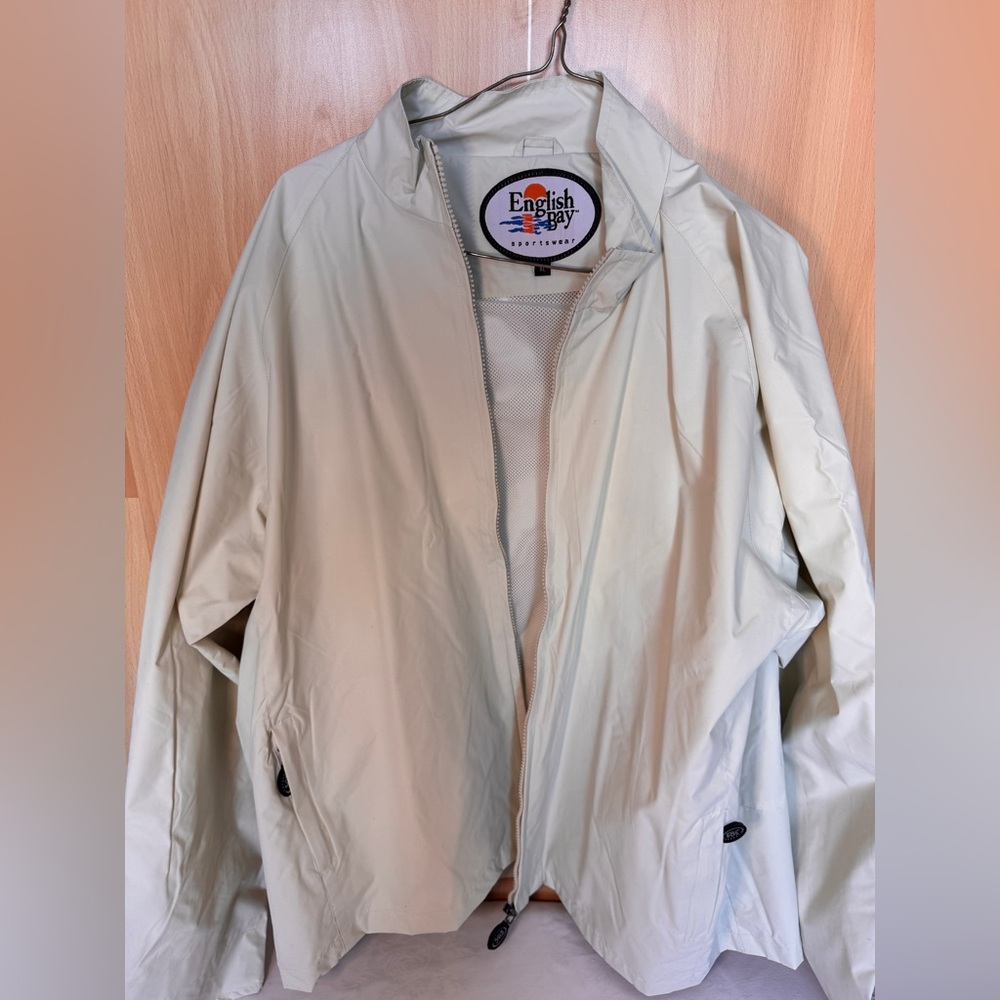 English Bay Sportswear off white jacket - size XL - Men’s / Unisex